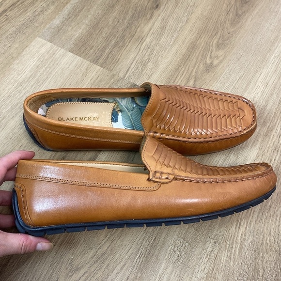 Blake Mckay Quinton Woven Driver Leather Slip on loafers size 8 main image 5